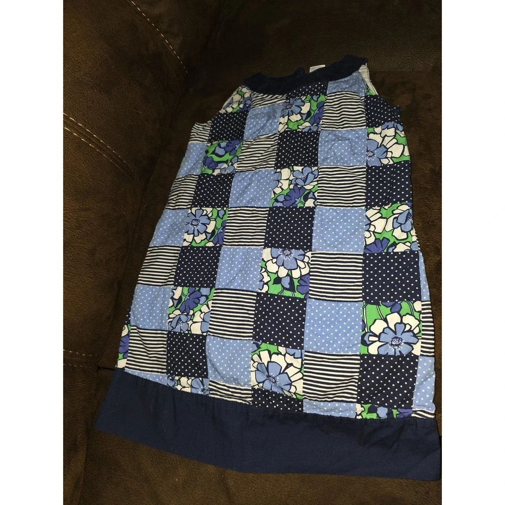 Gymboree spring prep patchwork dress size 8‎